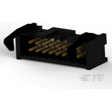 TE Connectivity-1761608-6 Steckverbinderleisten und Leiterplattenbuchsen Conn Ejector Header HDR 16 POS 2.54mm Solder ST Thru-Hole Tube