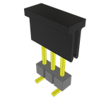 Conn Unshrouded Header HDR 3 POS 2.54mm Solder ST Top Entry SMD T/R