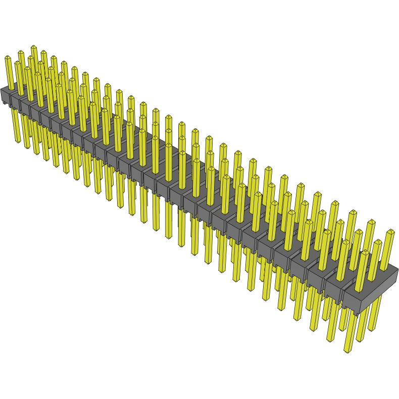 Samtec-TSW-127-22-G-T Steckverbinderleisten und Leiterplattenbuchsen Conn Unshrouded Header HDR 81 POS 2.54mm Solder ST Top Entry Thru-Hole Bulk