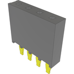 Conn Unshrouded Header HDR 4 POS 2.54mm Press Fit ST Top Entry Thru-Hole Bulk