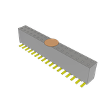 Conn Socket Strip SKT 34 POS 2.54mm Solder ST Top Entry SMD Tube