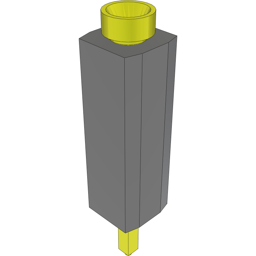 Samtec-ESS-101-G-23 Piastre connettori e prese PCB Conn Socket Strip SKT 1 POS Solder ST Top Entry Thru-Hole Bulk