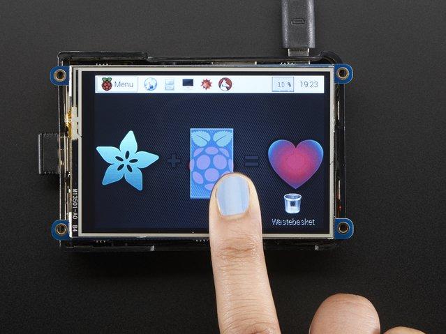 Adafruit Industries-2441 Kit e strumenti di sviluppo TFT Touch screen Board for Raspberry Pi