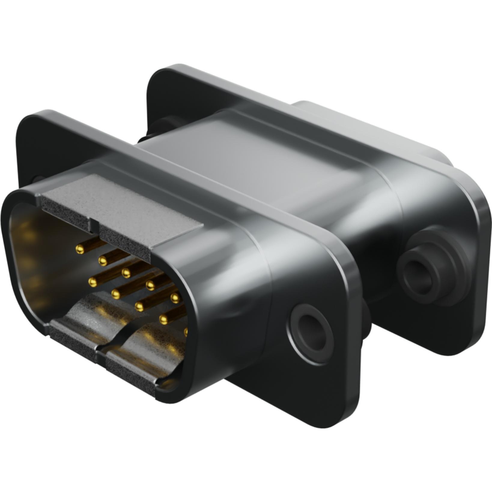 Molex-73283-0311 Steckverbinder, D-Sub Conn High Density D-Sub Adapter M/F 15/15 POS 1.145mm ST Panel Mount 1/1 Port Tray