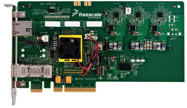 NXP Semiconductors-XAUI-RISER-B Cartes de montage XAUI RISER ETHERNET CARD FOR QORIQ P4080 DEVELOPMENT SYSTEM