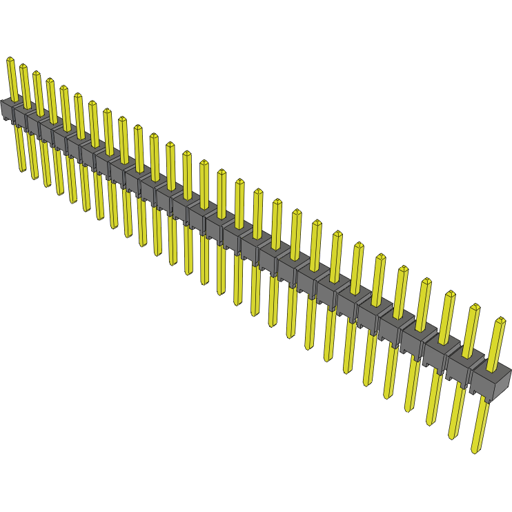 Samtec-TSW-128-22-G-S Steckverbinderleisten und Leiterplattenbuchsen Conn Unshrouded Header HDR 28 POS 2.54mm Solder ST Top Entry Thru-Hole Bulk