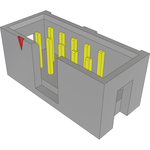Conn Shrouded Header (4 Sides) HDR 10 POS 2.54mm Solder ST Top Entry Thru-Hole Bulk