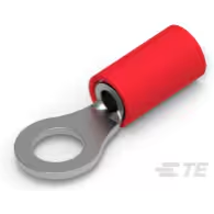 TE Connectivity-130014 Terminali connettore Ring Tongue Terminal 16-22AWG Copper Red 21.74mm Tin Loose