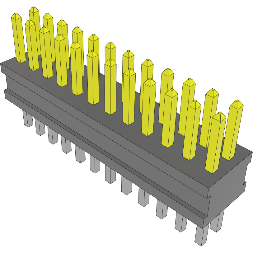 Samtec-FTSH-112-01-L-D Steckverbinderleisten und Leiterplattenbuchsen Conn Unshrouded Header HDR 24 POS 1.27mm Solder ST Top Entry Thru-Hole Tube