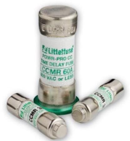 Littelfuse-CCMR03.2TXP Fusibles Fuse Class CC Slow Blow Acting 3.2A 600V Holder Cartridge 10.3 X 38.1mm