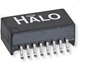 HALO Electronics-TG110-E050N5LF Telecom, Übertrager Telecom Transformer 2(1CT:1CT) 1Ohm Prim. DCR 16 Terminal Gull Wing SMD
