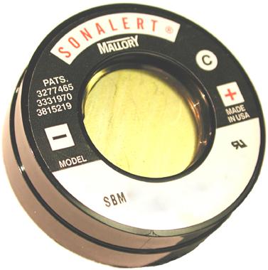 Mallory Sonalert Products-SBM616PUR Audio Indicators and Alerts Audio Indicator Piezo 6VDC 16VDC 12mA 68dBA 2400Hz to 3400Hz Through Hole Pin Bulk