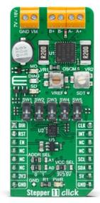 MikroElektronika-MIKROE-4578 Energiemanagement, Entwicklungsplatinen und -kits TB9120AFTG Motion Motor Control Click Board