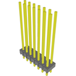 Conn Unshrouded Header HDR 14 POS 2.54mm Solder ST Top Entry Thru-Hole Bulk