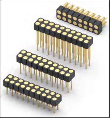 Mill-Max-430-10-228-00-240000 Steckverbinderleisten und Leiterplattenbuchsen Conn Spring Loaded Connector SKT 28 POS 2.54mm Solder Cup ST Cable Mount