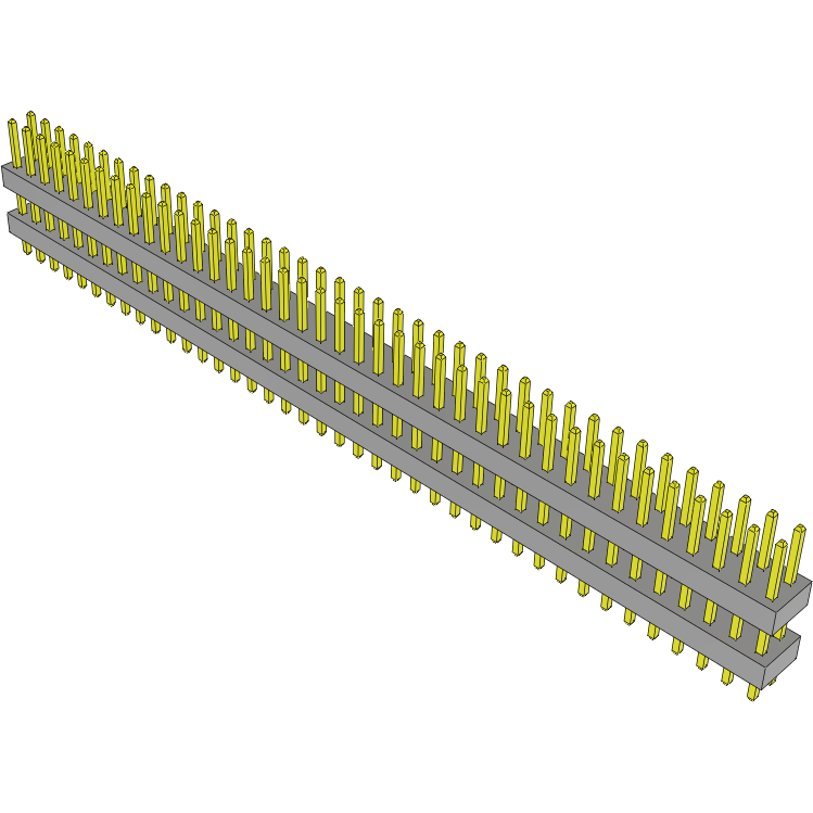Samtec-TW-40-03-L-D-265-090 Steckverbinderleisten und Leiterplattenbuchsen Conn Board Stacker HDR 80 POS 2mm Solder ST Top Entry Thru-Hole Bulk