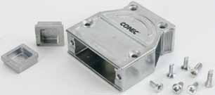 CONEC Elektronische Bauelemente GmbH-600X51125X Backshells 3 Shell Size Metal Zinc Die Cast