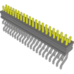 Conn Unshrouded Header HDR 42 POS 1.27mm Solder RA Side Entry SMD TIGER CLAW™ Tube