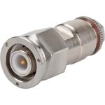 Conn TNC 0Hz to 11GHz 50Ohm Clamp ST Cable Mount M Gold Over Nickel Single