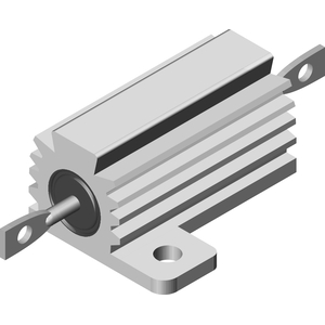 Vishay-RH02512R00FC02C39 null Res Wirewound 12Ohm 1% 25W ±20ppm/°C Aluminum Housed Axial Card
