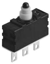 Panasonic-ASQD174C0 Detektorschalter Switch Detector N.O. SPST Pin Plunger Solder Lug 0.05A 16VDC Screw Mount