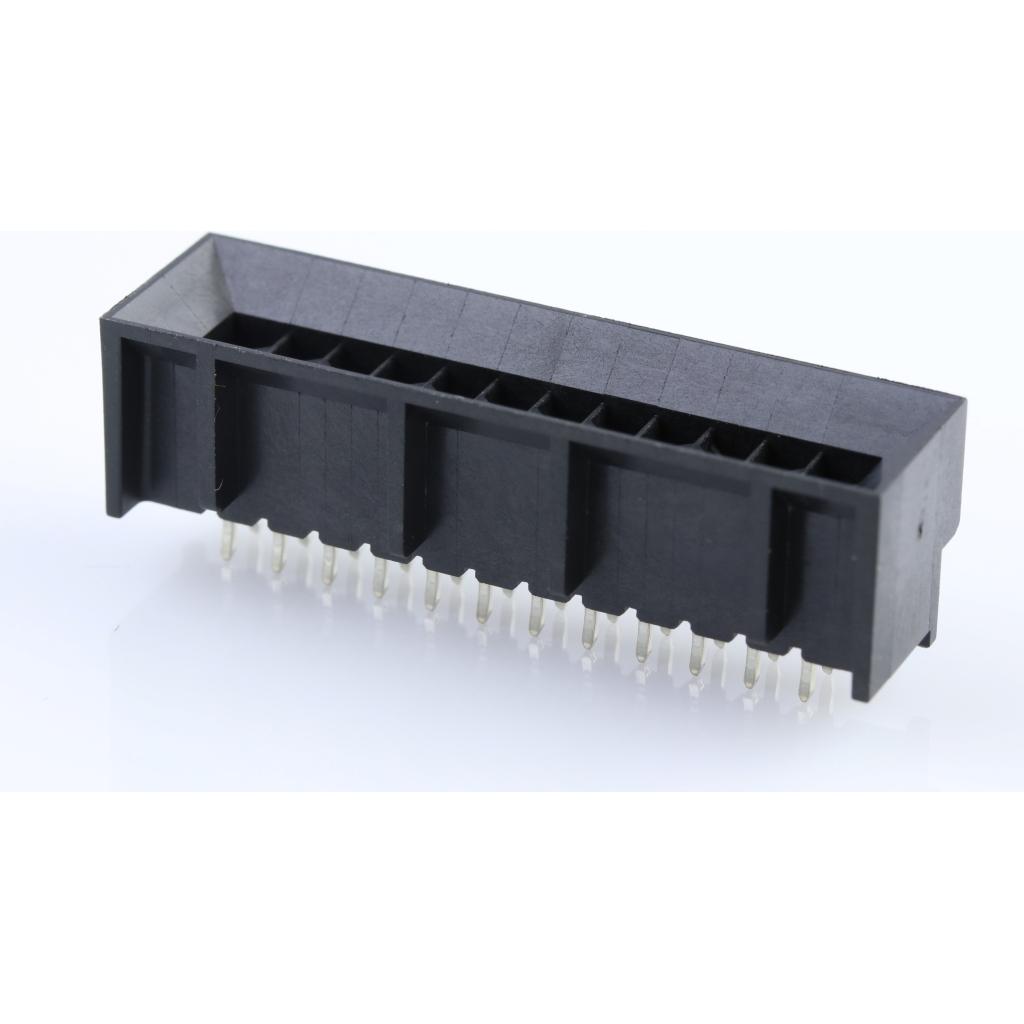 Molex-0444322401 Steckverbinderleisten und Leiterplattenbuchsen Conn Wire to Board HDR 24 POS 3mm Solder ST Thru-Hole Micro-Fit 3.0 BMI Tray