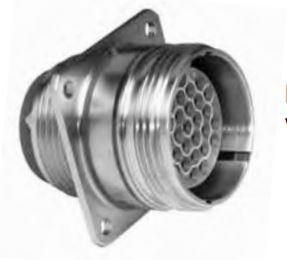 Amphenol-M83723/82G20286 Steckverbinder, rund Conn Circular SKT 28 POS Crimp ST Wall Mount 28 Terminal 1 Port