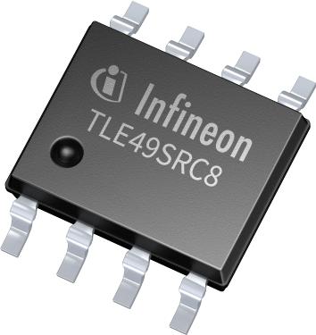 Infineon Technologies AG-TLE49SRC8XUMA1 Sensor magnetoresistivo Angular Magnetoresistive Sensor 90mT Magnetic Field 8-Pin TDSO T/R Automotive AEC-Q100