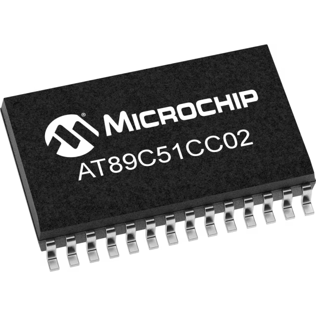 Microchip Technology-AT89C51CC02UA-TISUM Microcontrollers - MCUs MCU 8-bit 80C51 CISC 16KB Flash 3.3V/5V 28-Pin SOIC Tube