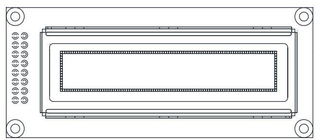 Vishay-OLED-100H016C-GPP5N00000 OLED-Module Green OLED Display Graphic Display Parallel Interface 5V 16-Pin