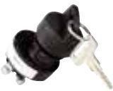 Honeywell-89947-08 Switch KeyLock Switch Key Lock OFF ON SPDT 45° Flat Key 20A 48VDC Screw Panel Mount Box