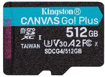 Kingston Technology-SDCG4/512GBSP Schede flash Flash Card 512G-byte 3.3V MicroSDXC Card