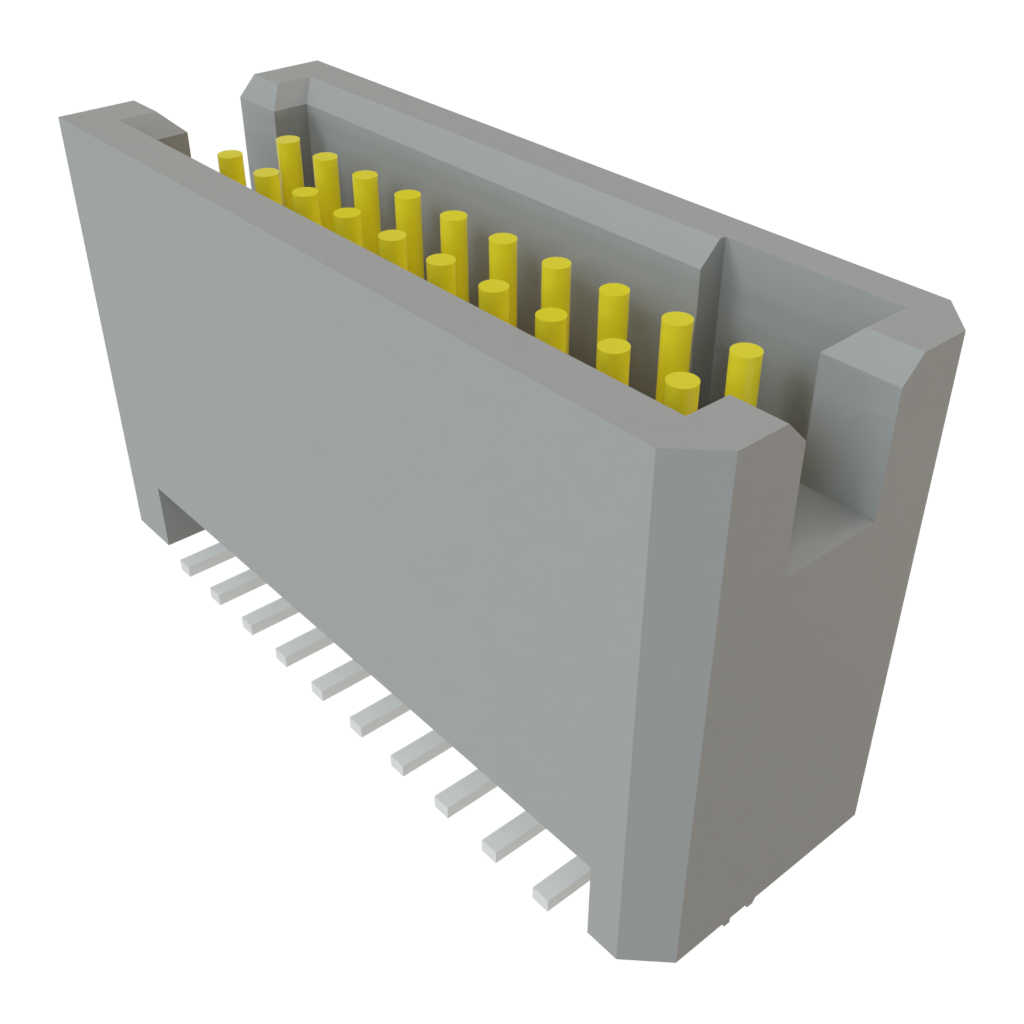 Samtec-TFM-110-22-S-D-LC Steckverbinderleisten und Leiterplattenbuchsen Conn Shrouded Header (4 Sides) HDR 20 POS 1.27mm Solder ST Top Entry SMD TIGER EYE™ Tube