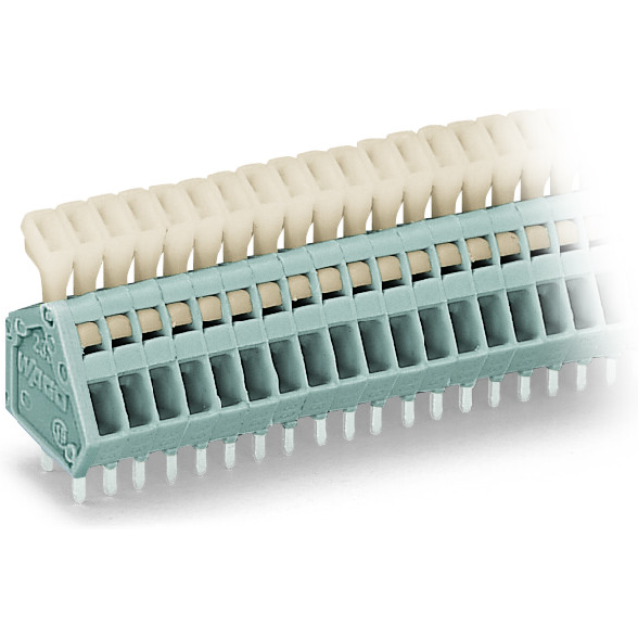 WAGO-233-207 Steckverbinder, Klemmenblöcke Conn Terminal Block 7 POS 2.54mm Solder Thru-Hole 6A Box