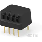 TE Connectivity-1-435802-5 DIP-Schalter Switch DIP OFF ON SPST 4 Piano 0.1A 24VDC PC Pins 2.54mm Thru-Hole Tube