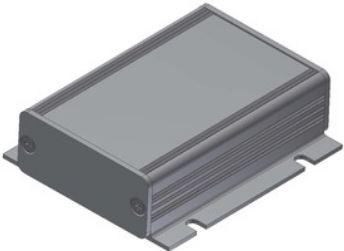 Fischer Elektronik-AKG 55 28 L 80 ME Scatole, contenitori e rack Natural Aluminum Flange Mount Miniature Case