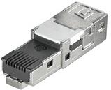 Weidmuller-1962730000 Steckverbinder, Telefon und Telekommunikation Conn RJ-45 PL IDT ST Cable Mount 1 Port Cat 6a