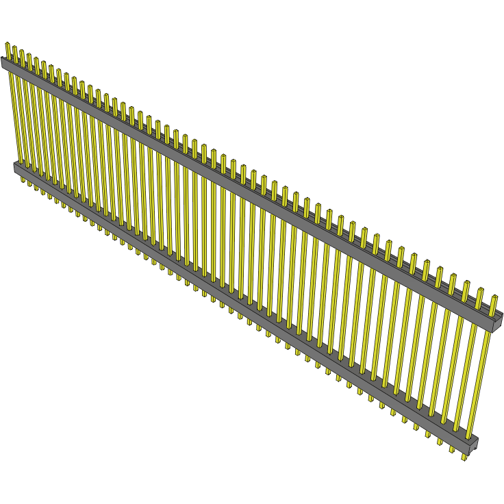 Samtec-DW-50-14-T-S-1180 Steckverbinderleisten und Leiterplattenbuchsen Conn Board Stacker HDR 50 POS 2.54mm Solder ST Top Entry Thru-Hole Bulk