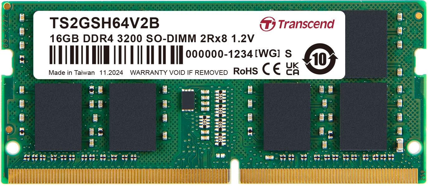 Transcend Information-TS4GSH72V2E6 Memory Modules DRAM Module DDR4 SDRAM 32Gbyte 260SODIMM