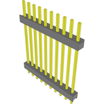 Conn Board Stacker HDR 10 POS 2.54mm Solder ST Top Entry Thru-Hole Bulk