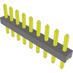 Conn Unshrouded Header HDR 9 POS 2mm Solder ST Top Entry Thru-Hole Bulk