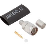 N-Type Straight Crimp Plug Times LMR-400 50 Ohm Black Plating