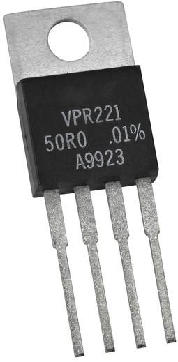 Vishay Precision Group-Y16900R50000F9L Resistor sujeto a orificio pasante simple Res Metal Foil 0.5 Ohm 1% 1.5W/8W ±0.2ppm/°C TO-220 Pin