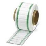 Shrink sleeve, Roll, white, can be labeled with: THERMOMARK ROLLMASTER 300/600, THERMOMARKX1.2, THERMOMARK ROLL X1, THERMOMARK ROLL 2.0, THERMOMARK ROLL: without print, perforated,mounting type: slide on, lettering field size: 60 x 16 mm