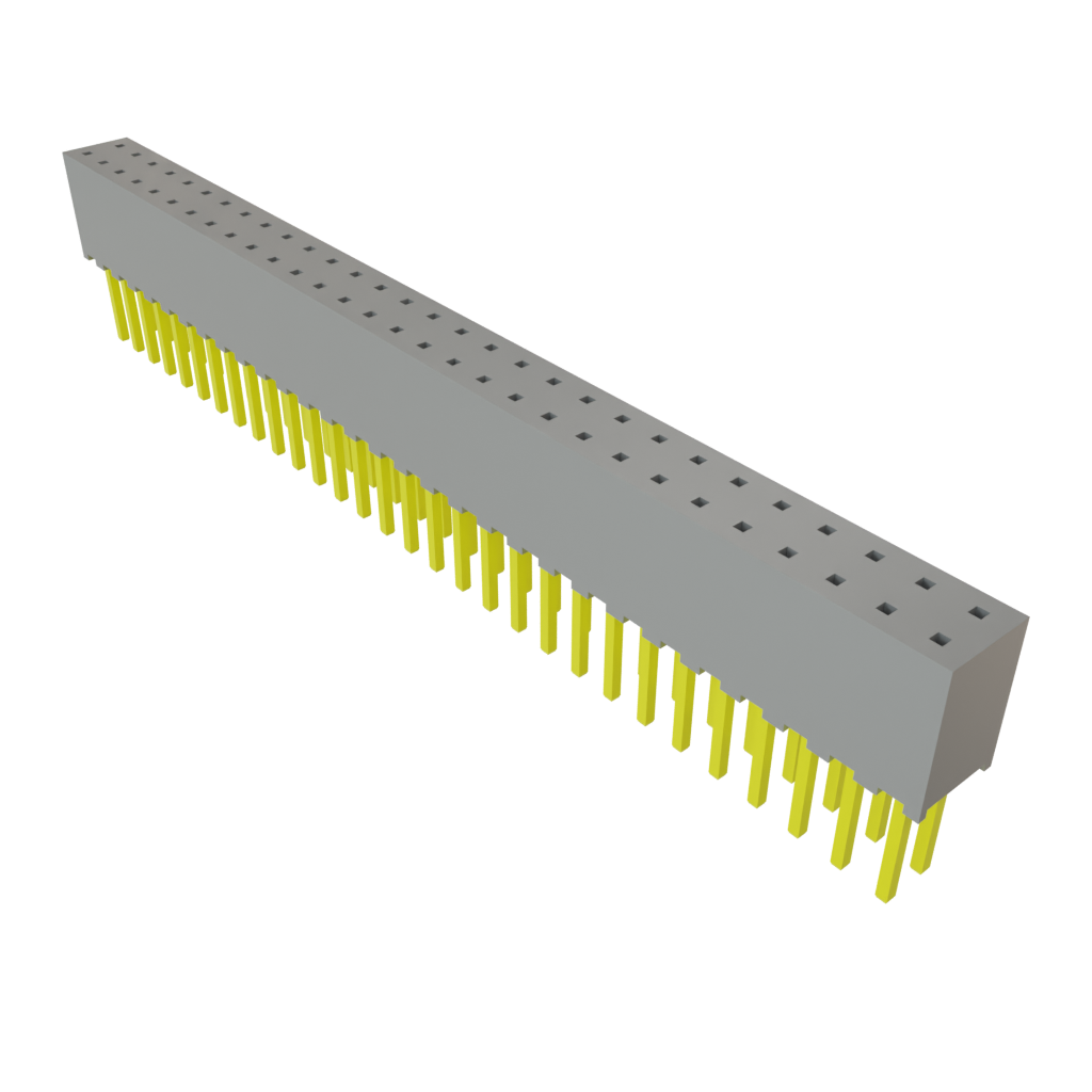 Samtec-SQT-130-03-F-D Steckverbinderleisten und Leiterplattenbuchsen Conn Socket Strip SKT 60 POS 2mm Solder ST Top Entry Thru-Hole Tube
