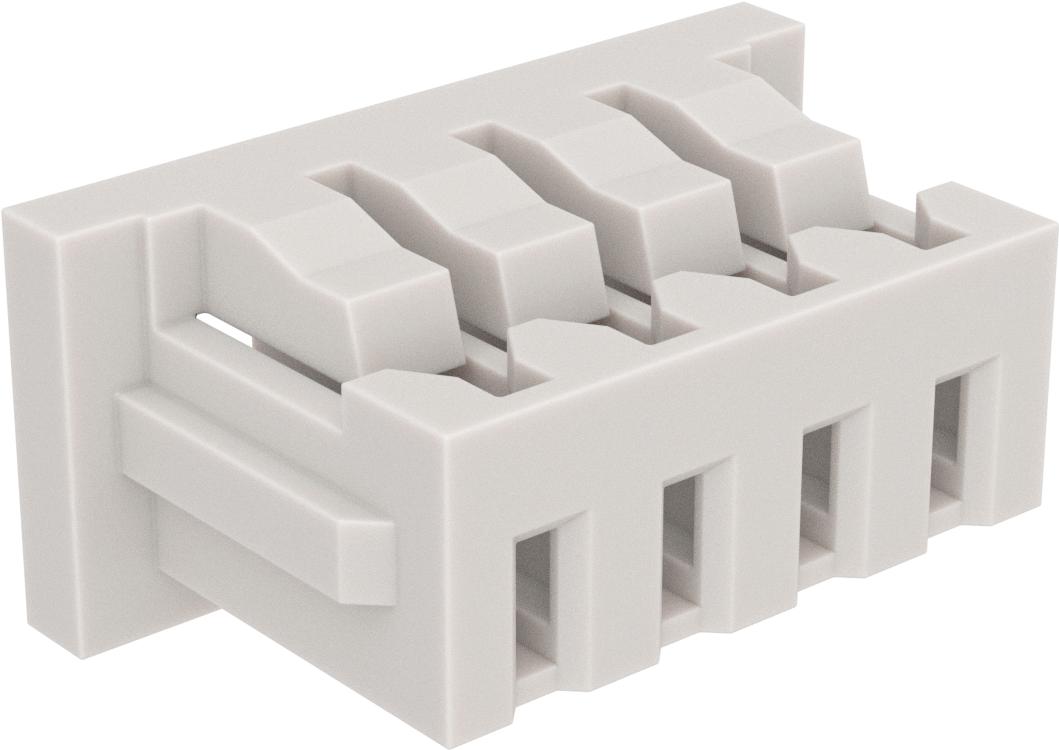 Amphenol Communications Solutions-10114826-00004LF Einzeladersteckverbinder, Gehäuse 1.25mm Wire to Board Housing, 4 Positions