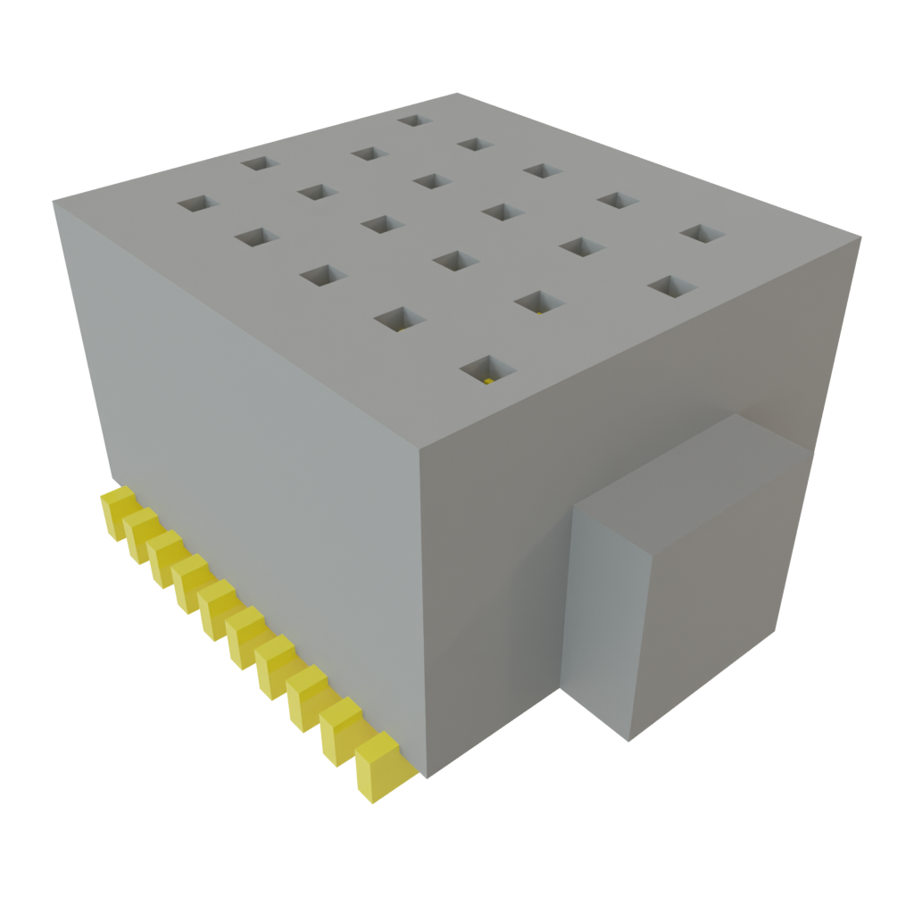 Samtec-SOLC-105-02-S-Q Connector Headers and PCB Receptacles Conn Socket Strip SKT 20 POS 0.635mm Solder ST SMD Tube