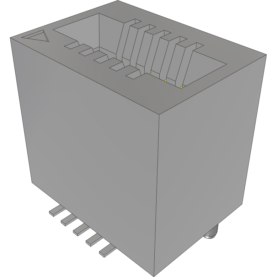 Samtec-MEC1-105-02-L-D-NP-A Conector de borde de tarjeta Conn Card Edge SKT 10 POS 1mm Solder ST SMD Tube