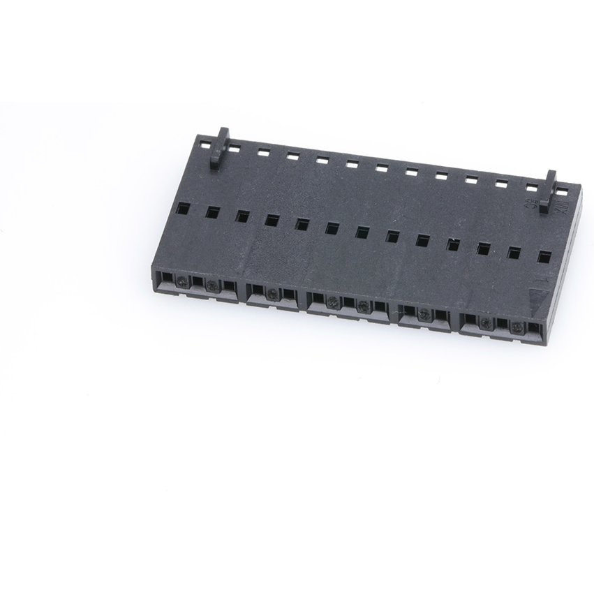 Molex-50-57-9313 Einzeladersteckverbinder, Gehäuse Conn Housing F 13 POS 2.54mm Crimp ST Cable Mount Black SL™ Bag