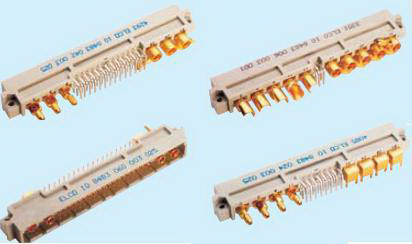 KYOCERA AVX Components Corporation-108483006003025 Steckverbinder, Mutterplatine Conn DIN 41612 M 10Power/6Signal POS 2.54mm Solder RA Thru-Hole